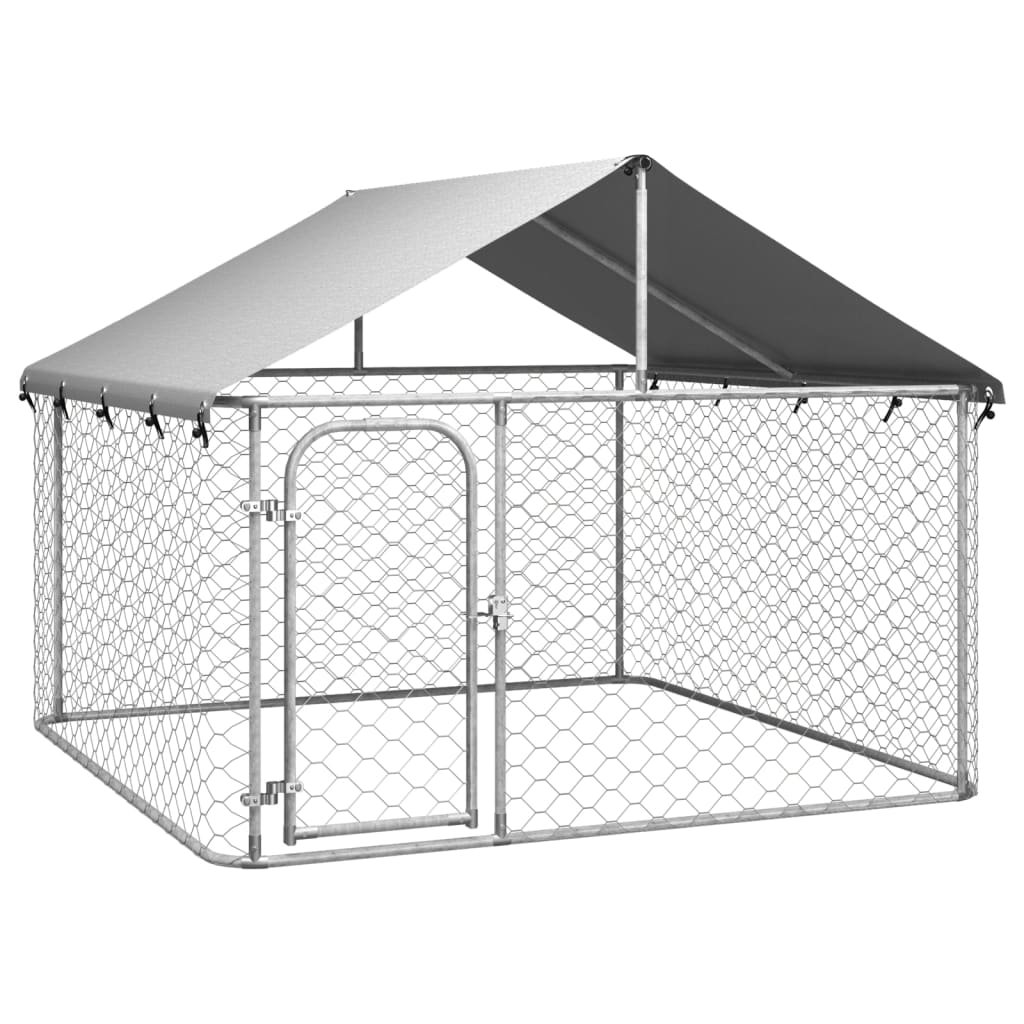 Hondenkennel Voor Buiten Met Dak 200X200X150 Cm