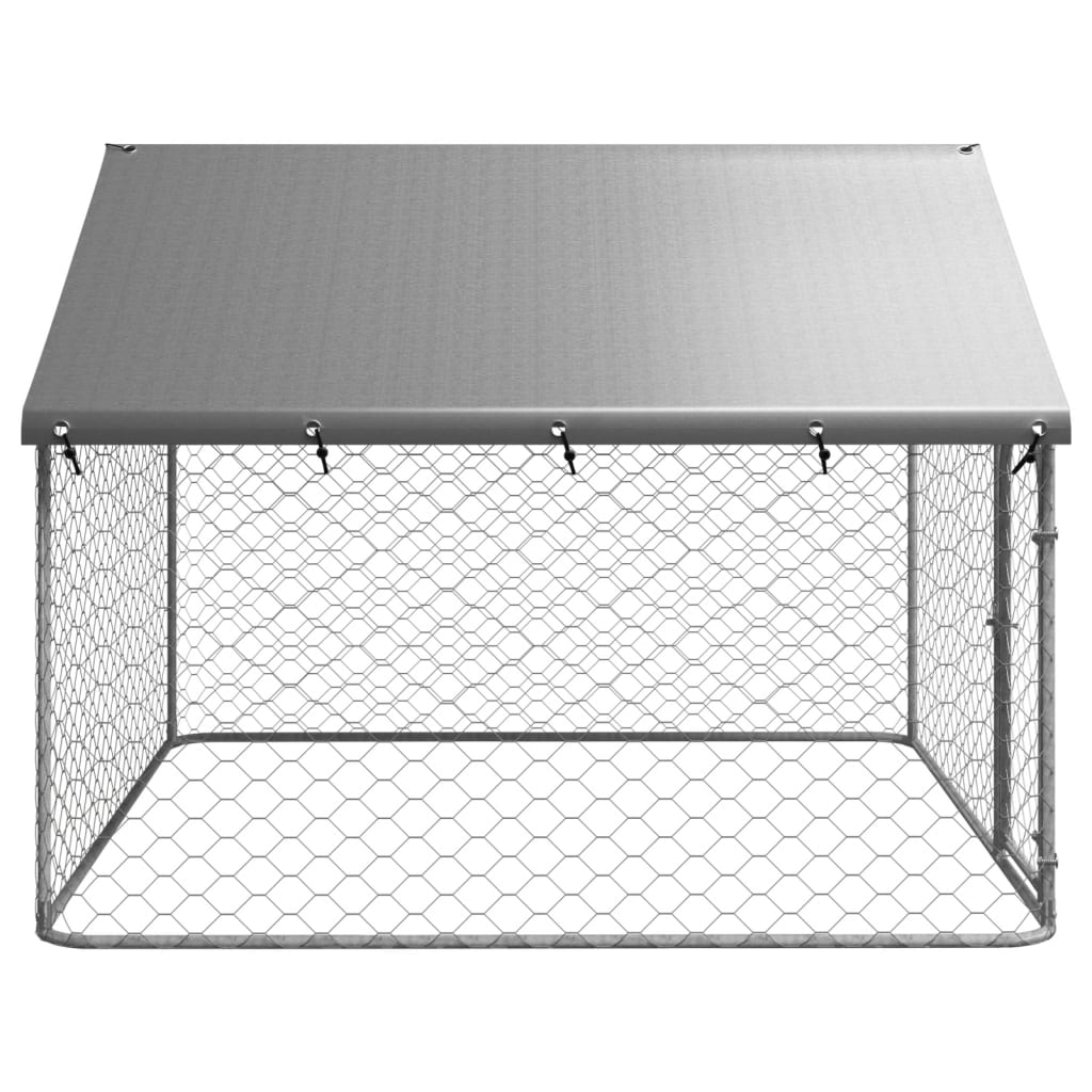 Hondenkennel Voor Buiten Met Dak 200X200X150 Cm