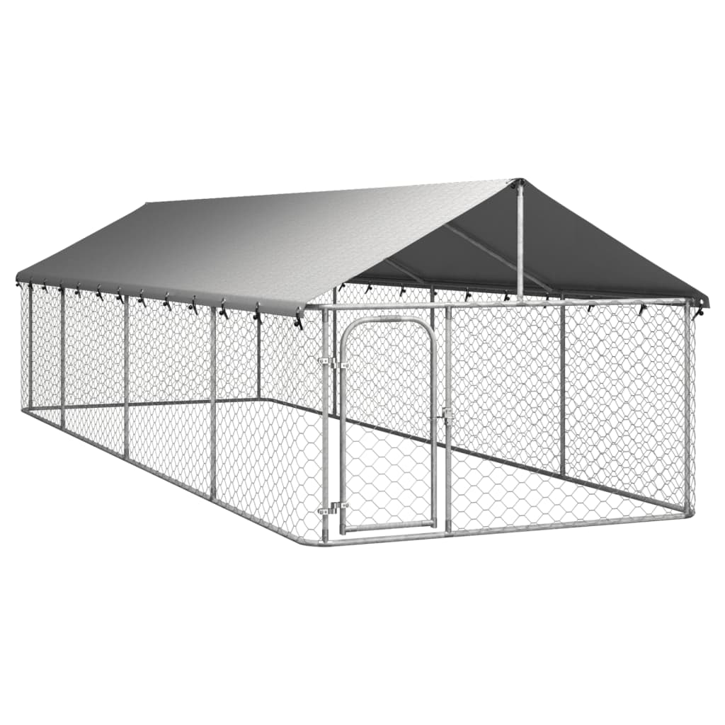 Hondenkennel Voor Buiten Met Dak 600X200X150 Cm