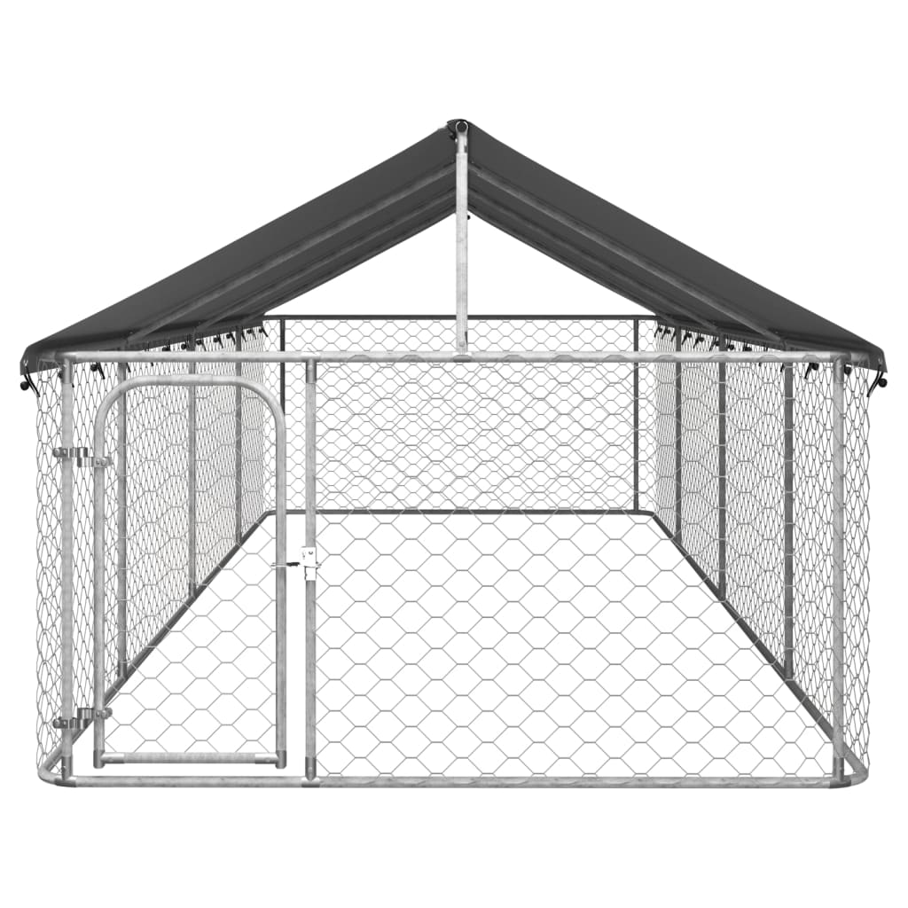 Hondenkennel Voor Buiten Met Dak 600X200X150 Cm