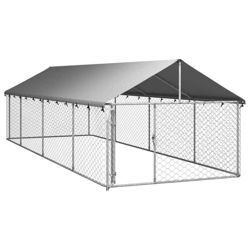 Hondenkennel Voor Buiten Met Dak 600X200X150 Cm