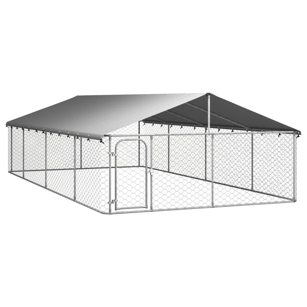 Hondenkennel Voor Buiten Met Dak 600X300X150 Cm