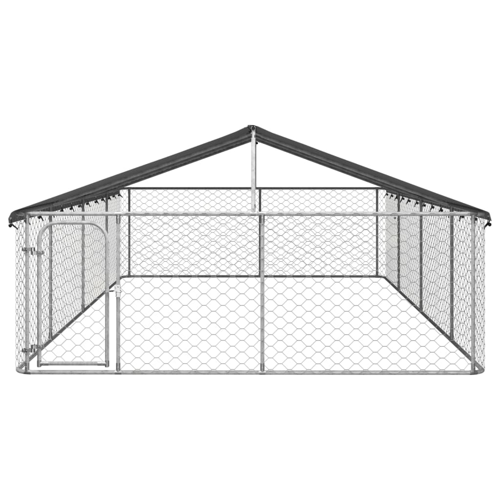 Hondenkennel Voor Buiten Met Dak 600X300X150 Cm