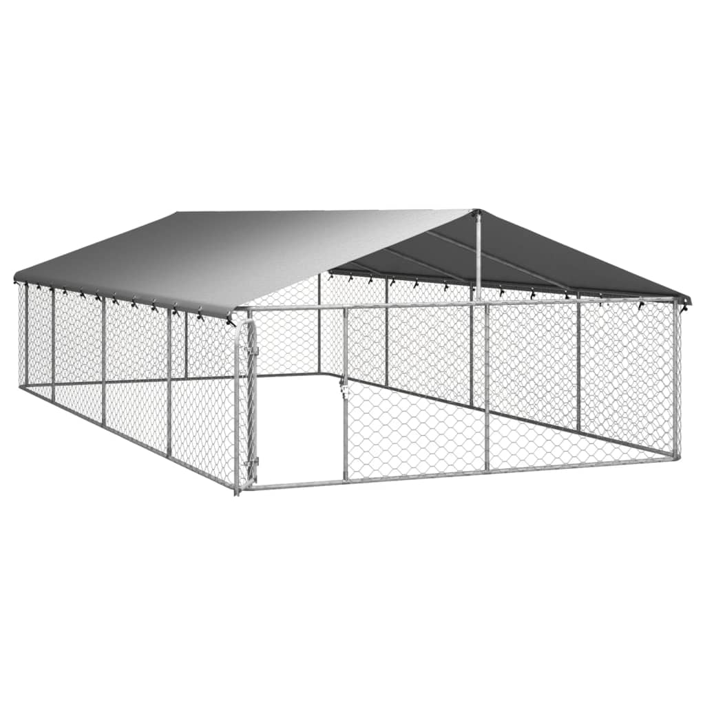 Hondenkennel Voor Buiten Met Dak 600X300X150 Cm