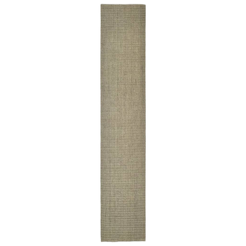 Vloerkleed 66X350 Cm Natuurlijk Sisal Taupe