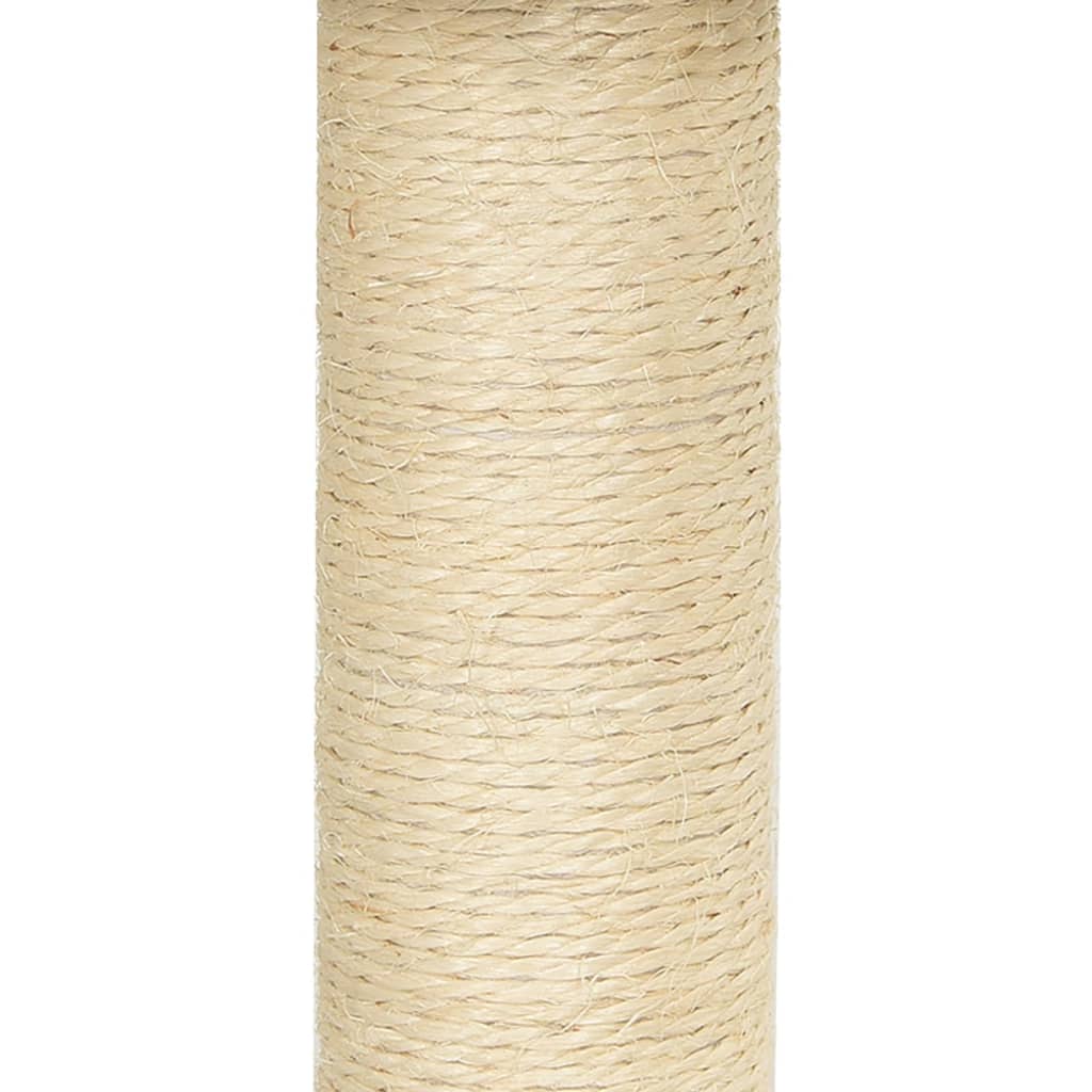 Kattenmeubel Met Sisal Krabpalen 155 Cm Donkergrijs