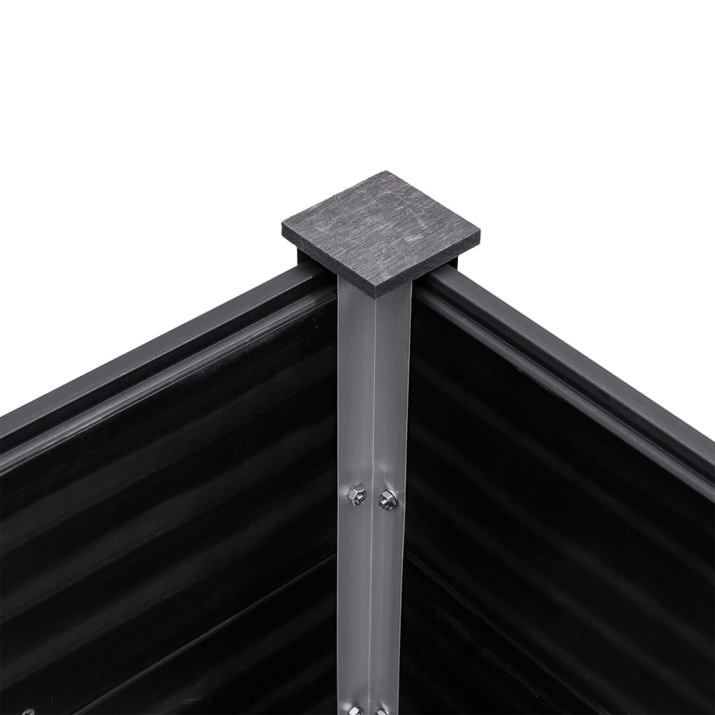 Plantenbak Verhoogd 200X100X54 Cm Hkc Grijs