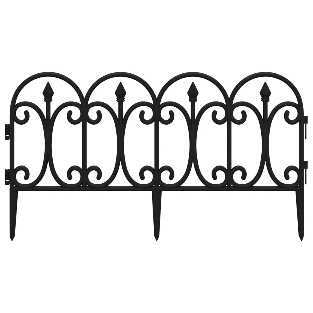 Gazonranden 17 St 10 M Polypropeen Zwart