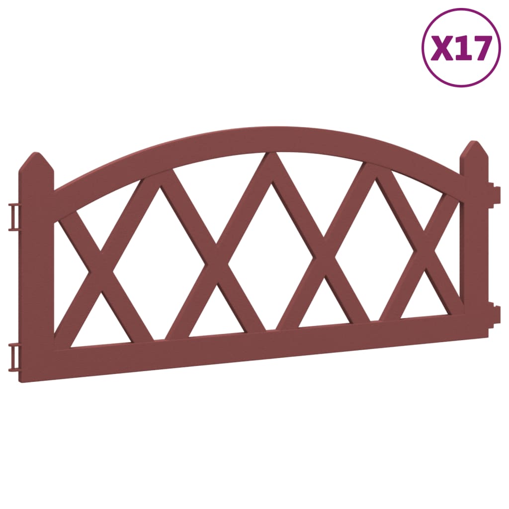 Gazonranden 17 St 10 M Polypropeen Rood