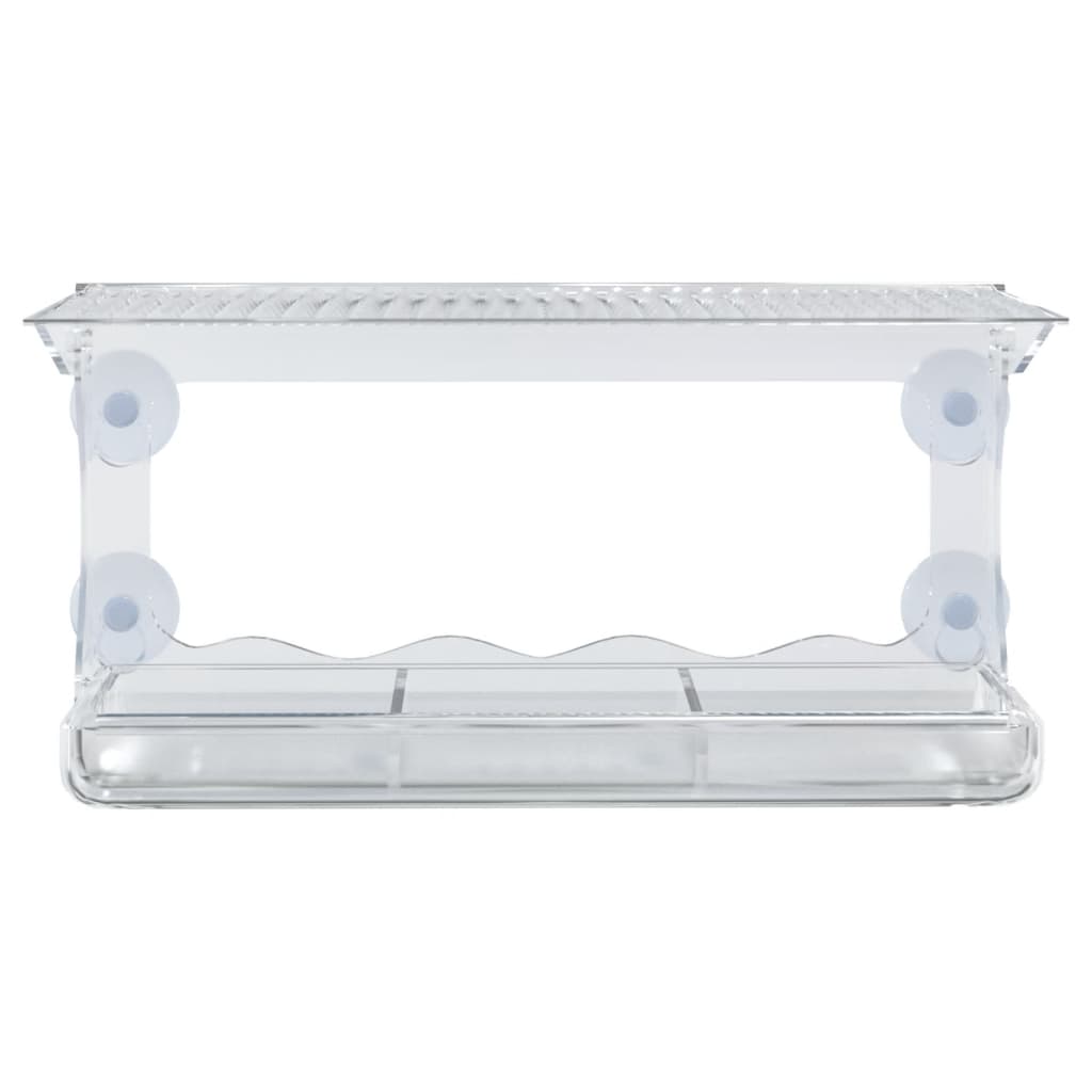 Vogelvoederbakken Voor Raam 2 St 30X12X15 Cm Acryl