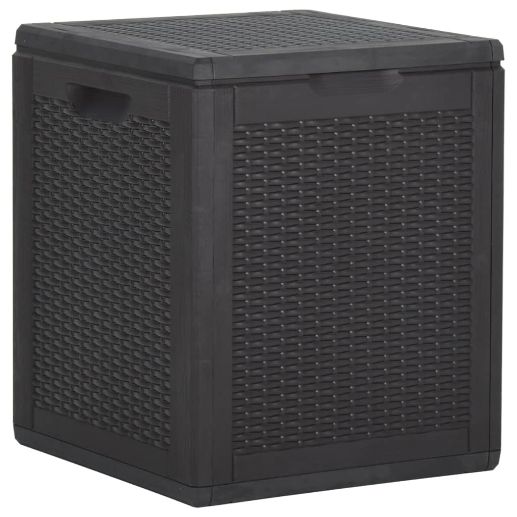 Tuinbox 90 L Pp Rattan Zwart