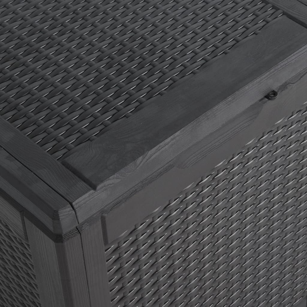 Tuinbox 90 L Pp Rattan Zwart
