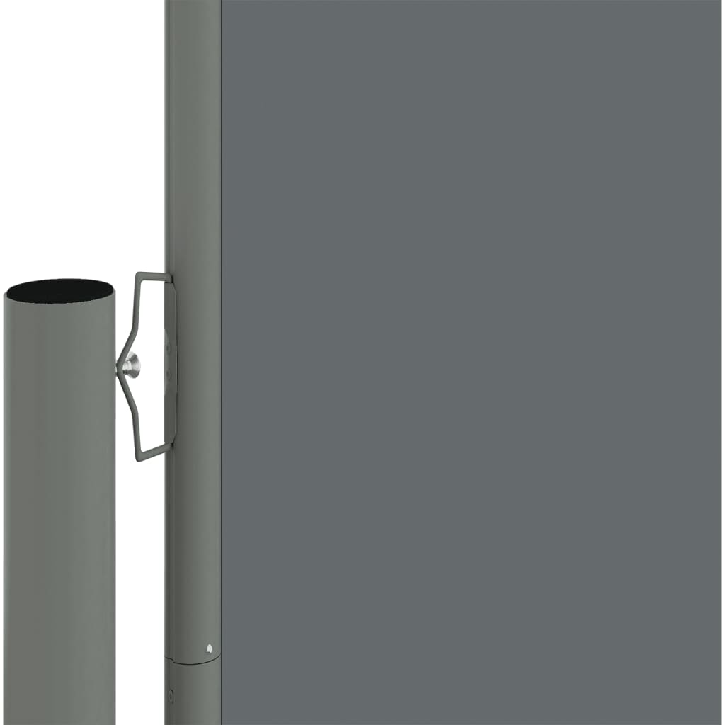 Tuinscherm Uittrekbaar 200X1200 Cm Antracietkleurig
