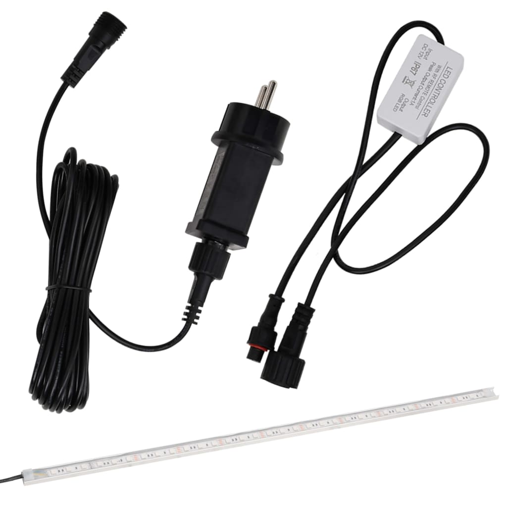 Watervaloverlaat Met Rgb Led's 30 Cm Roestvrij Staal