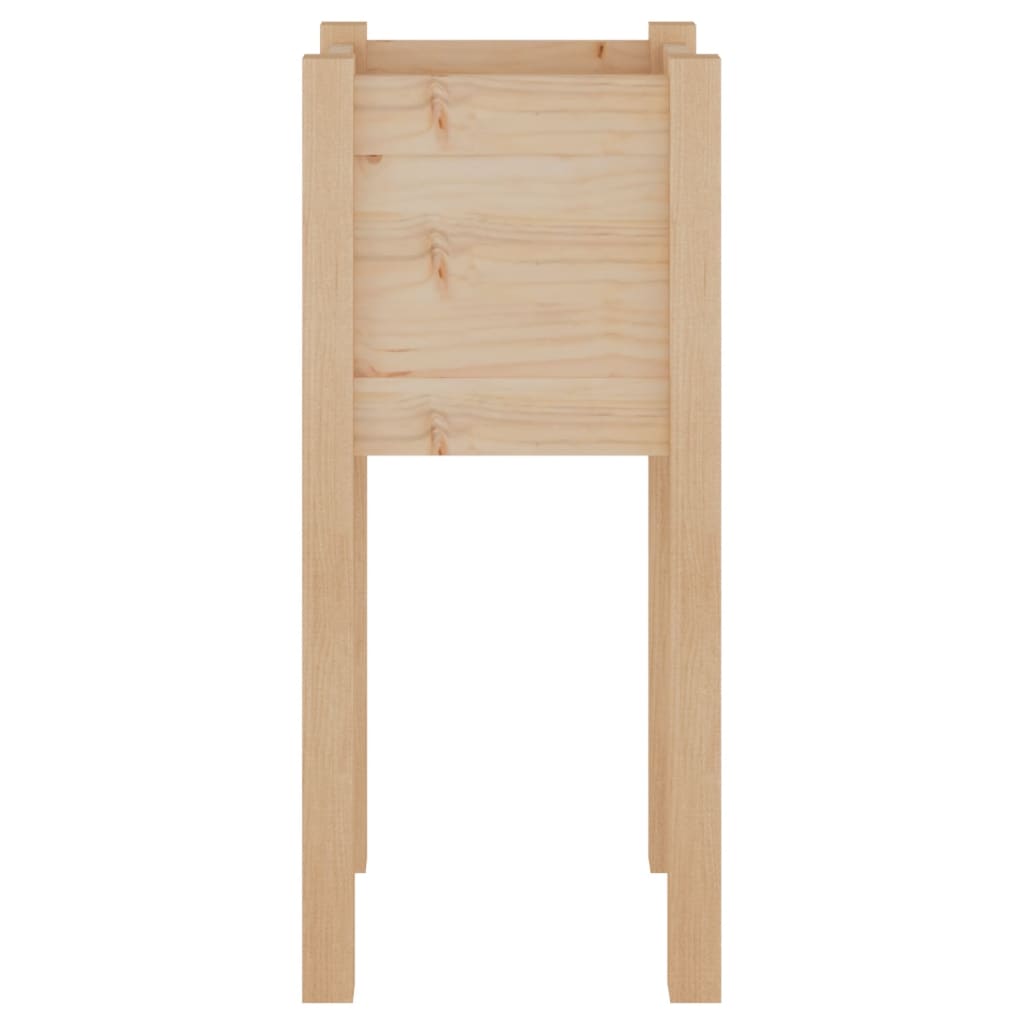 Plantenbakken 2 St 31X31X70 Cm Massief Grenenhout