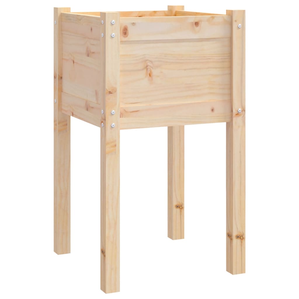 Plantenbakken 2 St 40X40X70 Cm Massief Grenenhout