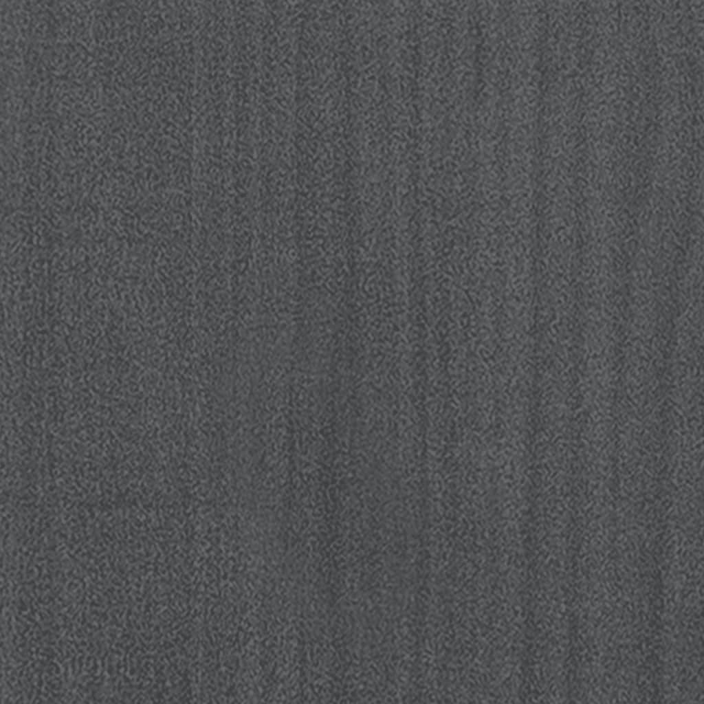 Plantenbakken 2 St 40X40X70 Cm Massief Grenenhout Grijs
