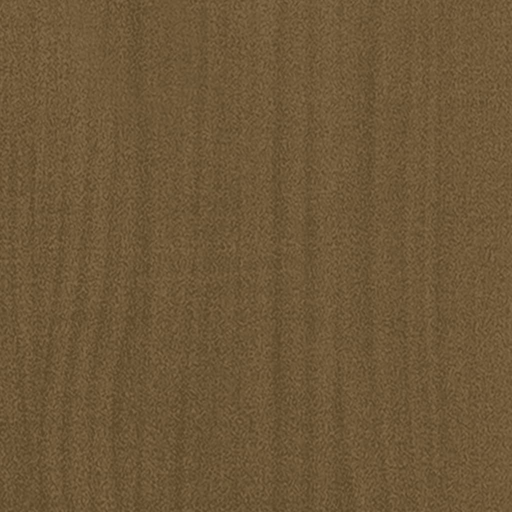 Plantenbakken 2 St 40X40X70 Cm Massief Grenenhout Honingbruin