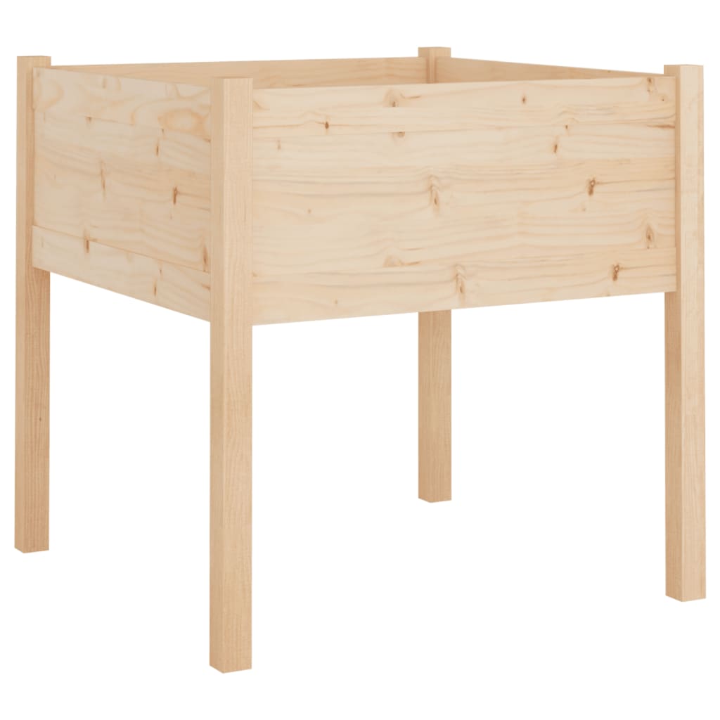 Pflanzgefäße, 2 Stück, 70 x 70 x 70 cm, massives Kiefernholz