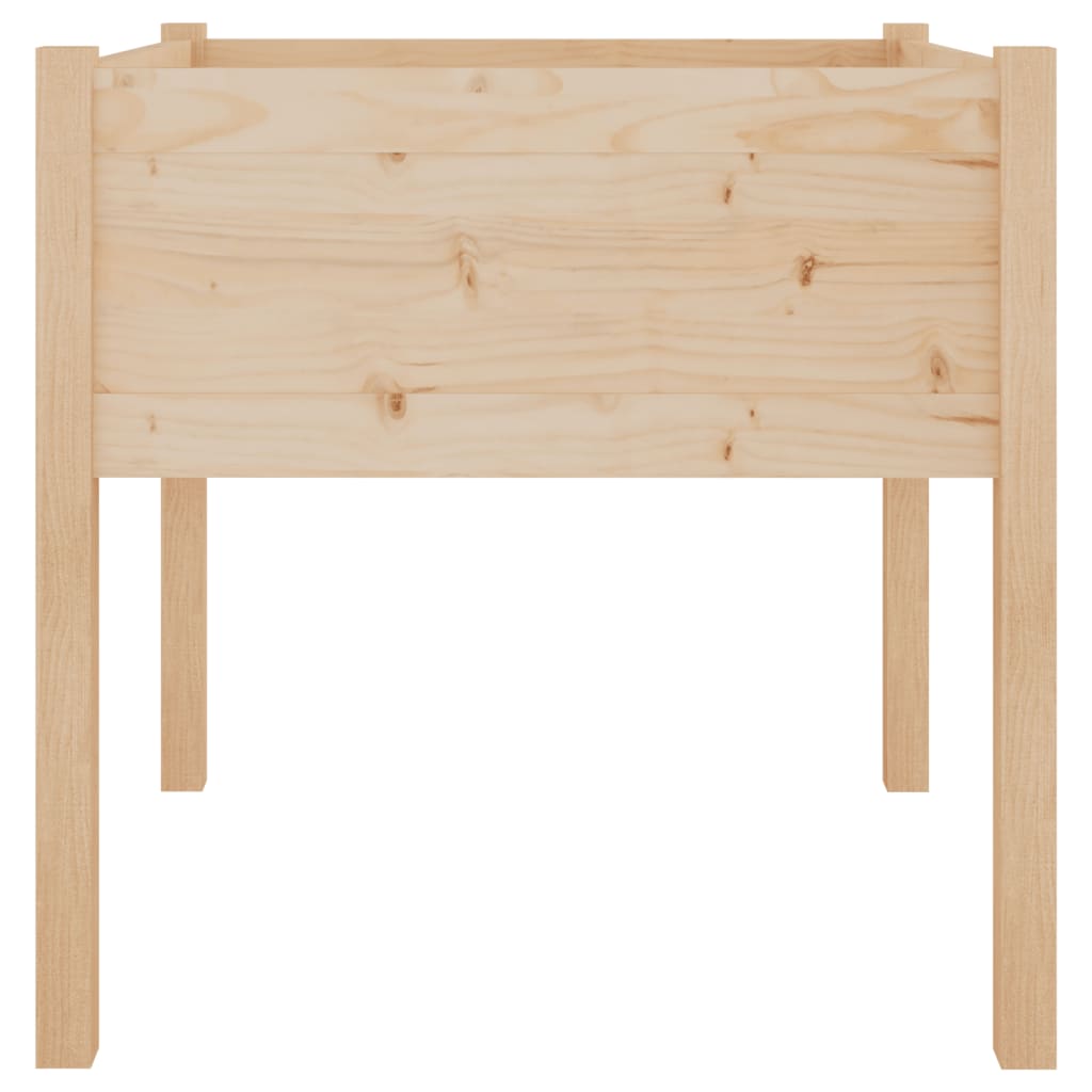 Pflanzgefäße, 2 Stück, 70 x 70 x 70 cm, massives Kiefernholz