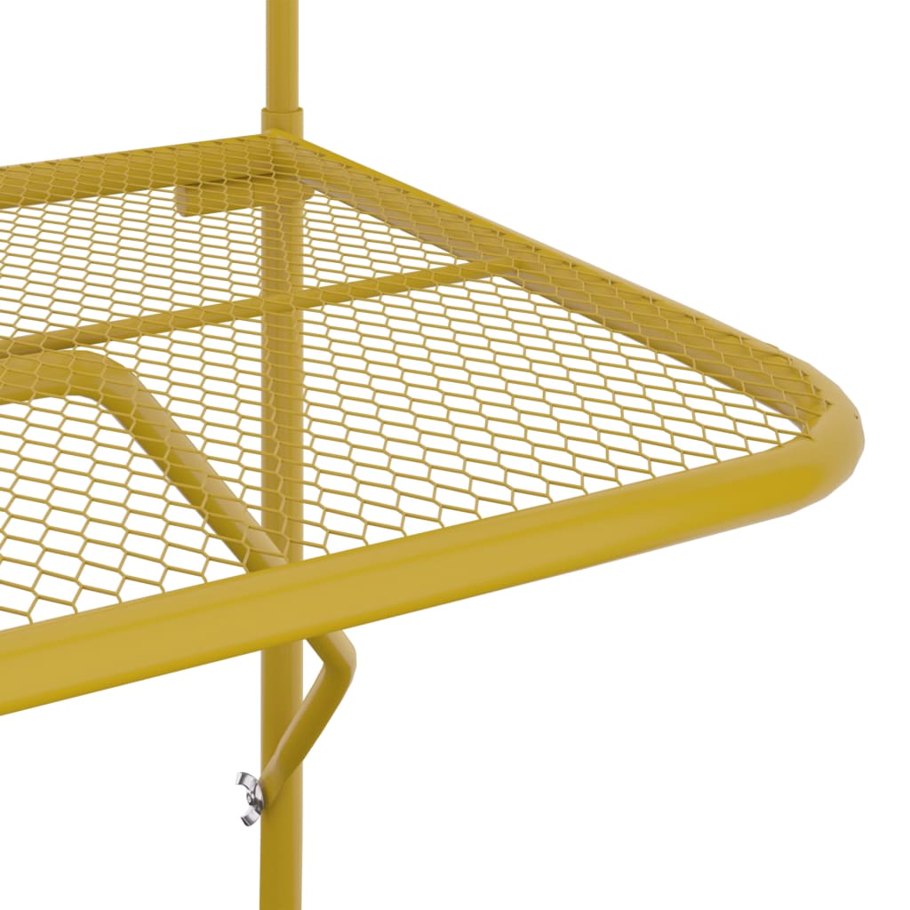 Balkontafel 60X40 Cm Staal Goudkleurig
