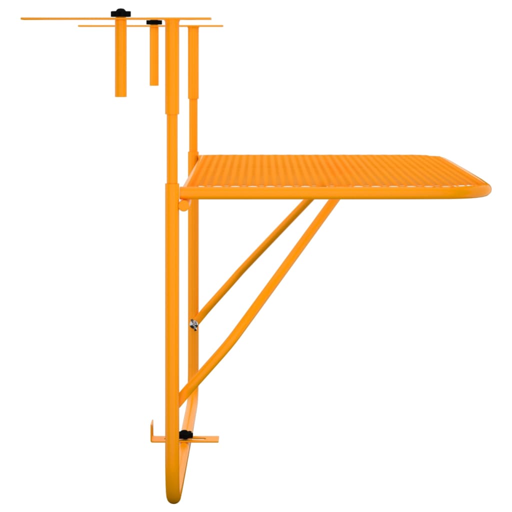 Balkontafel 60X40 Cm Staal Geel
