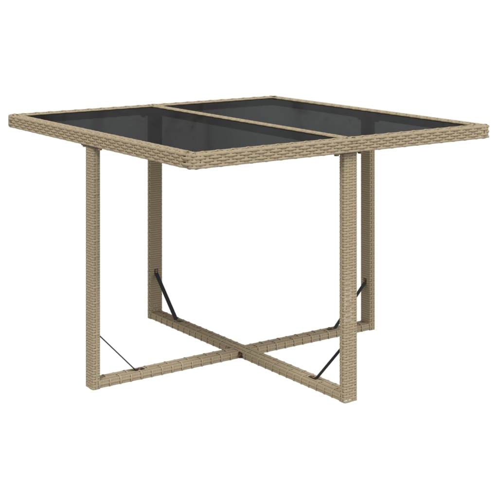 9-Delige Tuinset Met Kussens Poly Rattan Beige