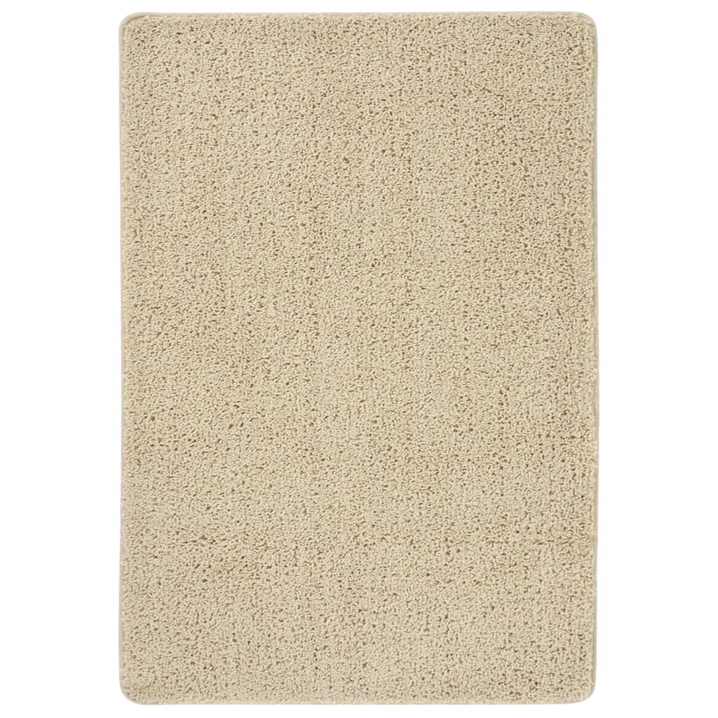 Vloerkleed Shaggy Anti-Slip 120X170 Cm Crèmekleurig