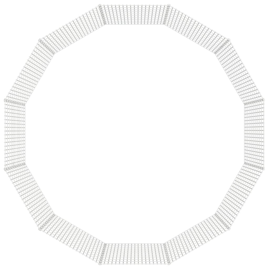 Kaninchenkäfig mit 12 Paneelen 54x100 cm aus verzinktem Eisen