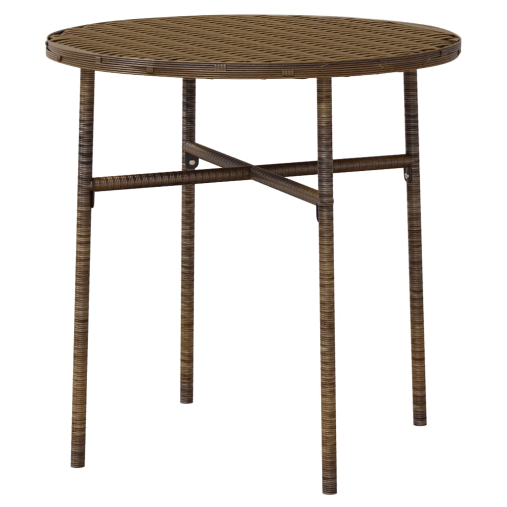 3-Delige Tuinset Poly Rattan Bruin