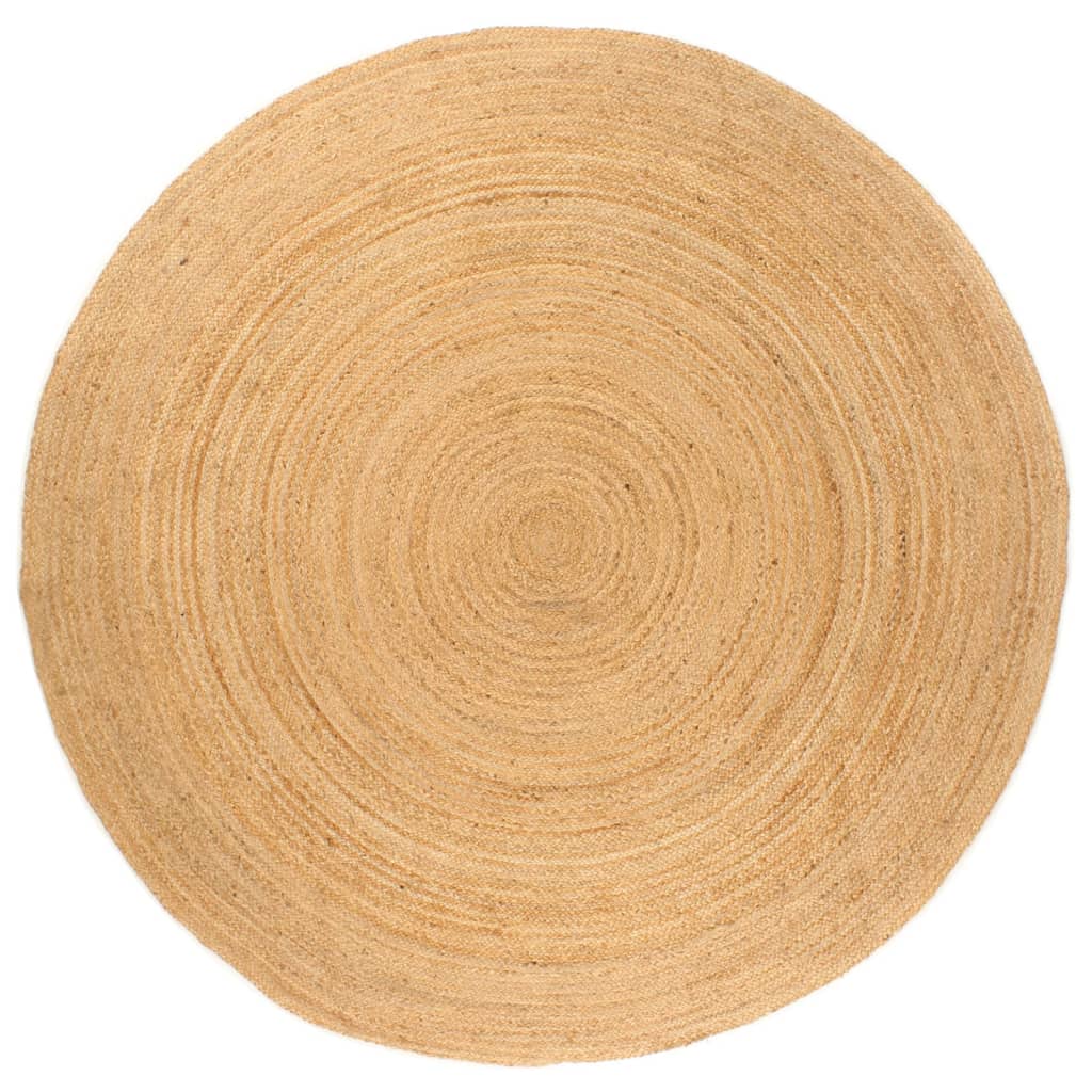 Tapijt Rond 210 Cm Gevlochten Jute