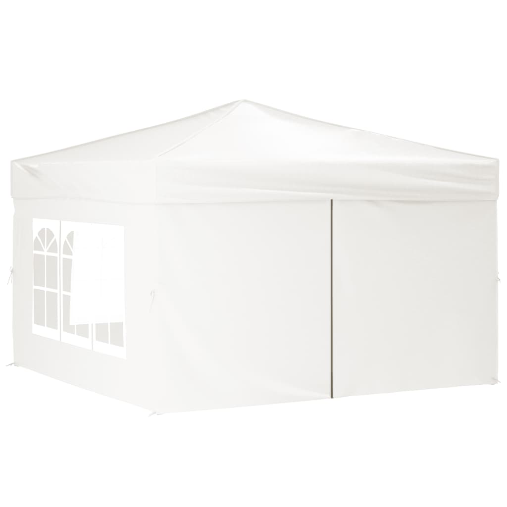 Partytent Inklapbaar Met Zijwanden 3X3 M Wit