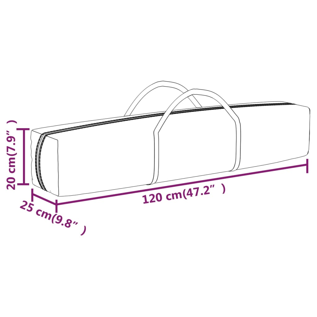 Partytent Inklapbaar Met Zijwanden 3X3 M Wit