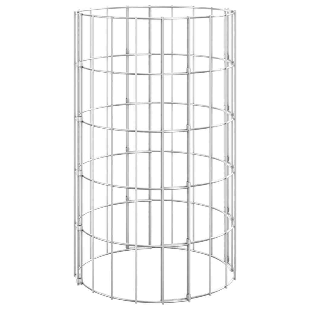 Gabion Plantenbakken 3 St Rond Verhoogd Ø30X50 Cm Staal