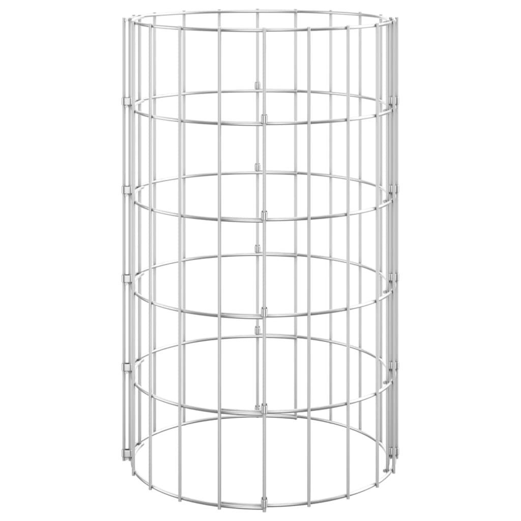 Gabion Plantenbakken 3 St Rond Verhoogd Ø30X50 Cm Staal
