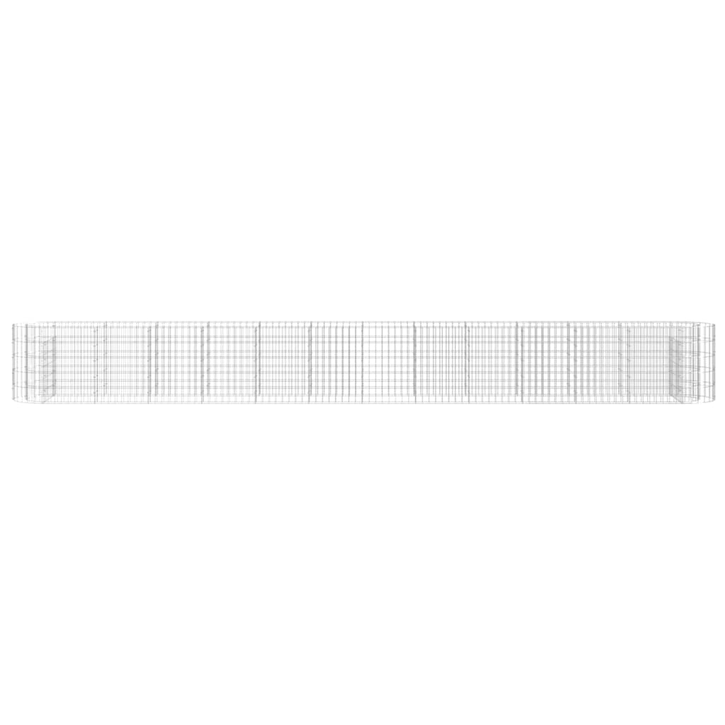 Gabion Plantenbak Verhoogd 470X50X50 Cm Gegalvaniseerd Ijzer