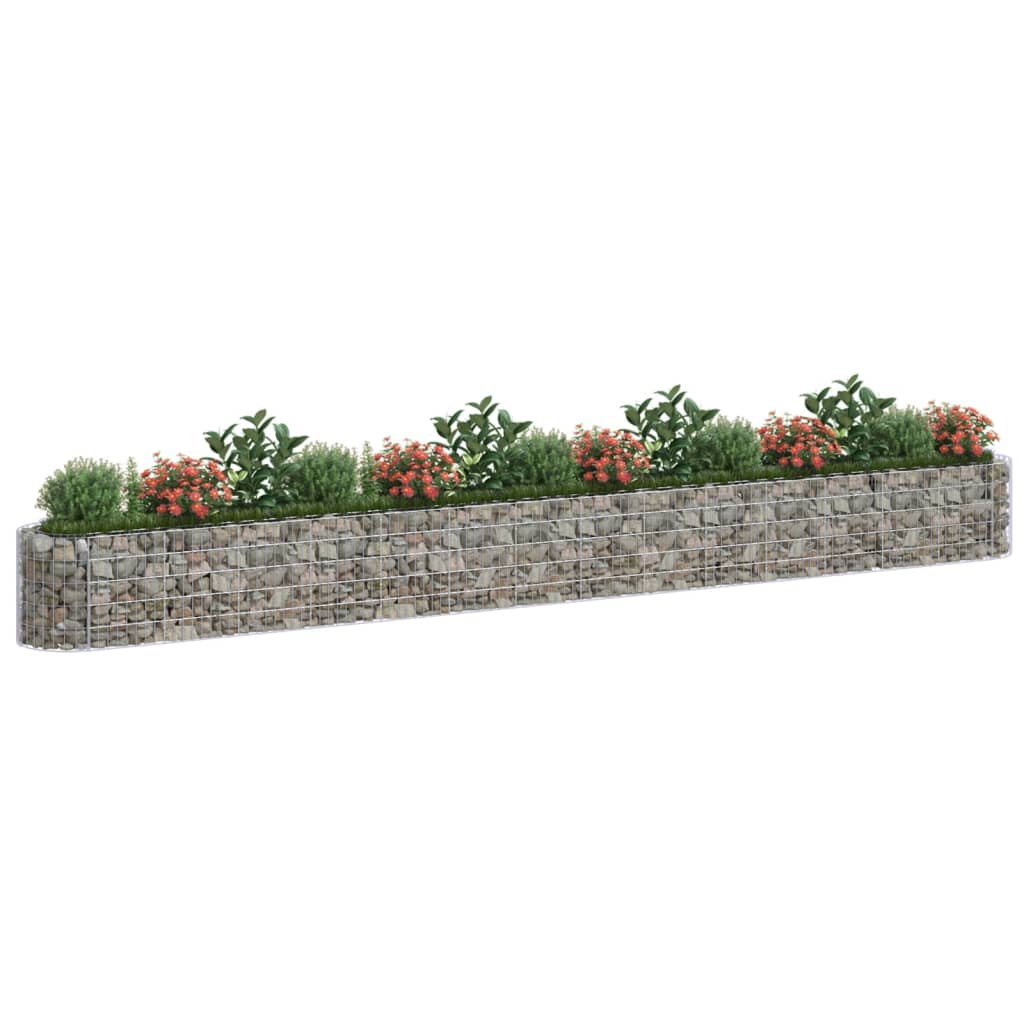 Gabion Plantenbak Verhoogd 540X50X50 Cm Gegalvaniseerd Ijzer