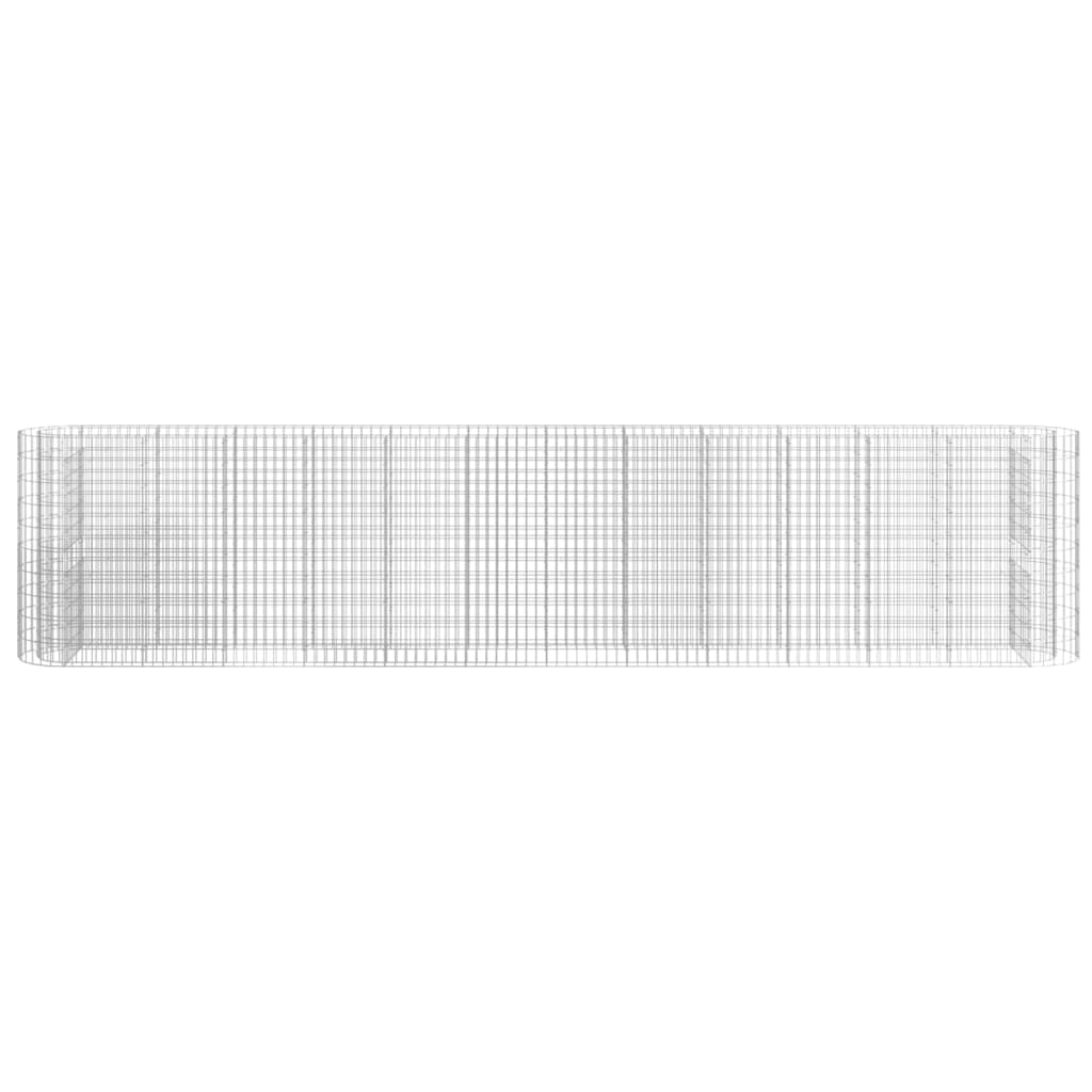 Gabion Plantenbak Verhoogd 470X50X100 Cm Gegalvaniseerd Ijzer