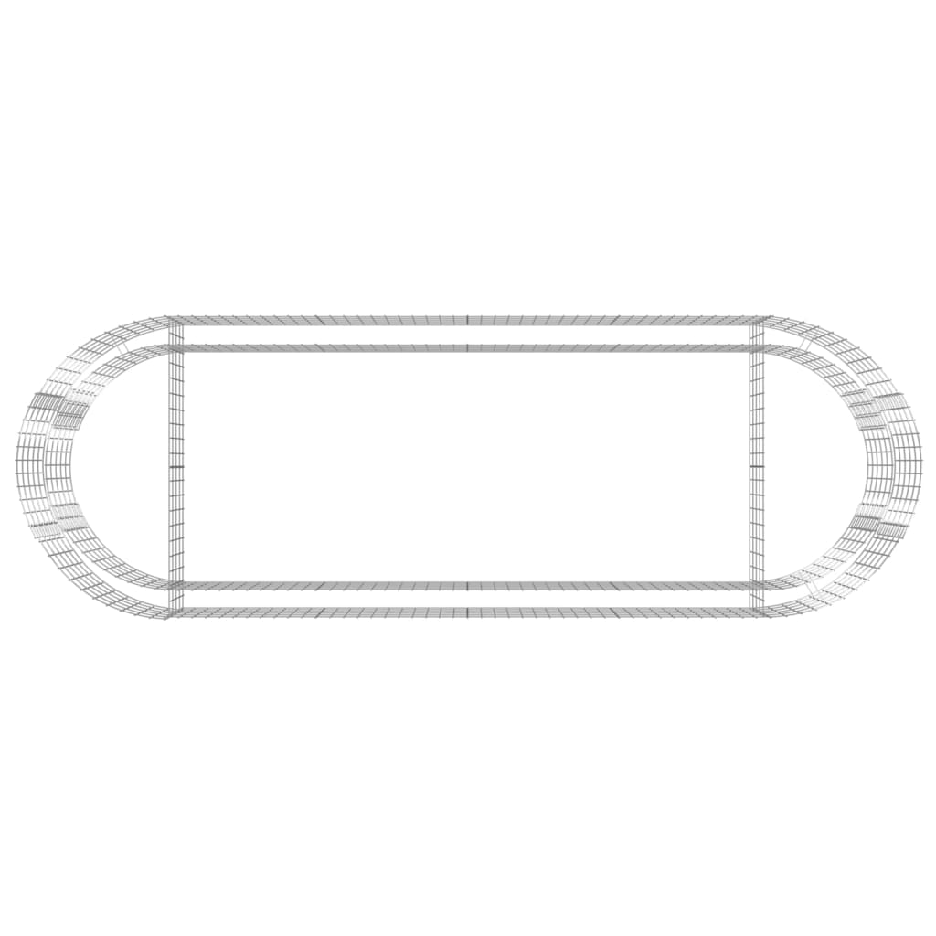 Gabion Plantenbak Verhoogd 300X100X50 Cm Gegalvaniseerd Ijzer