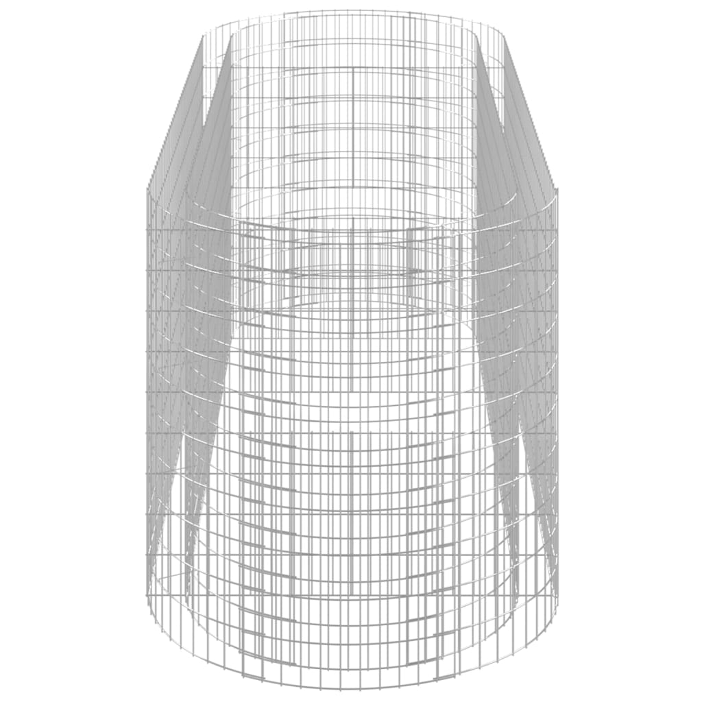 Gabion Plantenbak Verhoogd 300X100X100 Cm Gegalvaniseerd Ijzer