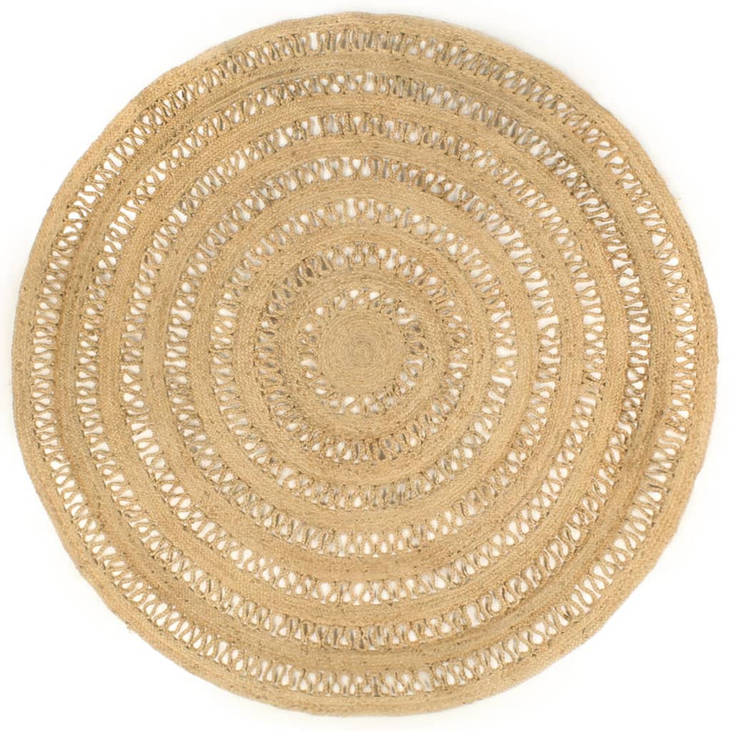 Vloerkleed Handgemaakt 210 Cm Gevlochten Jute
