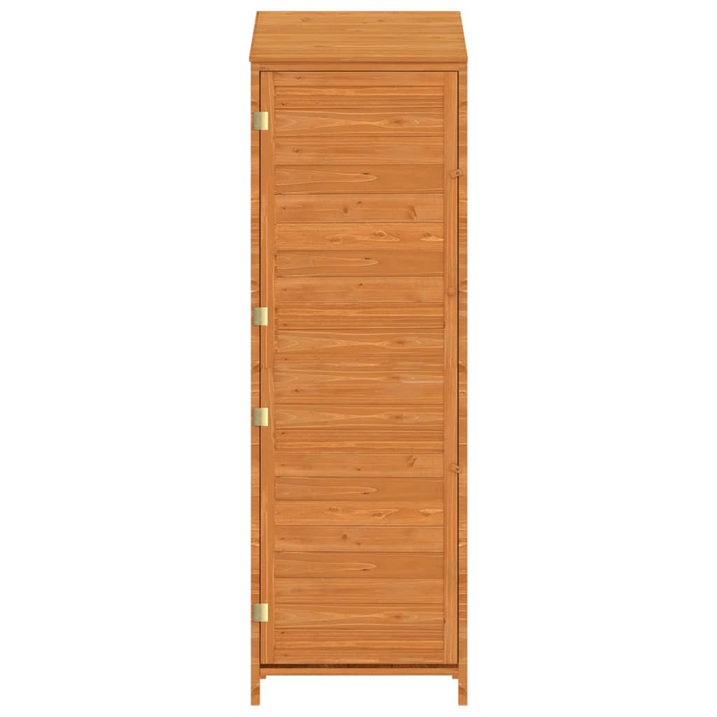 Tuinschuur 55X52X174,5 Cm Massief Vurenhout Bruin