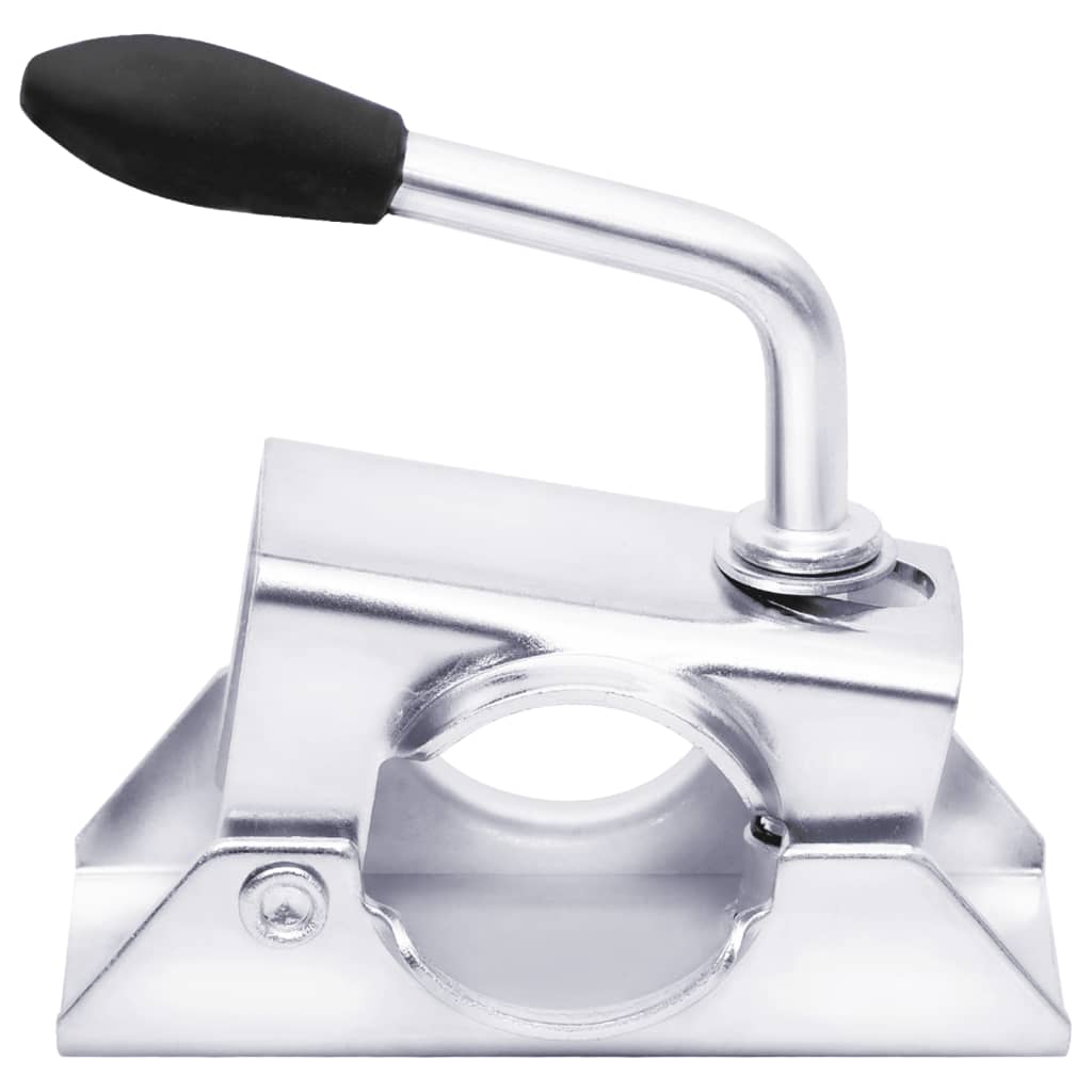 Stützradklemmen 2 St 13,5 x 6,5 x 14 cm aus verzinktem Stahl