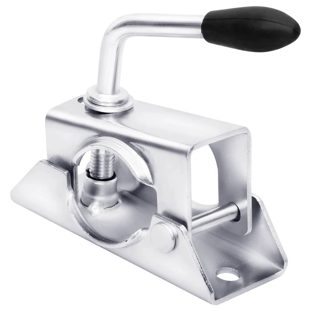 Stützradklemmen 2 St 13,5 x 6,5 x 14 cm aus verzinktem Stahl