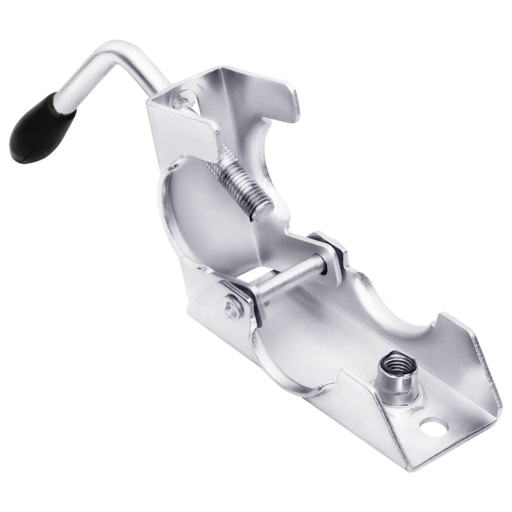 Stützradklemmen 2 St 13,5 x 6,5 x 14 cm aus verzinktem Stahl