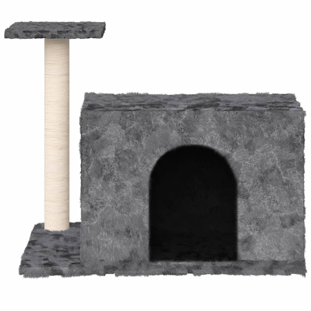 Kattenmeubel Met Sisal Krabpale 51 Cm Donkergrijs