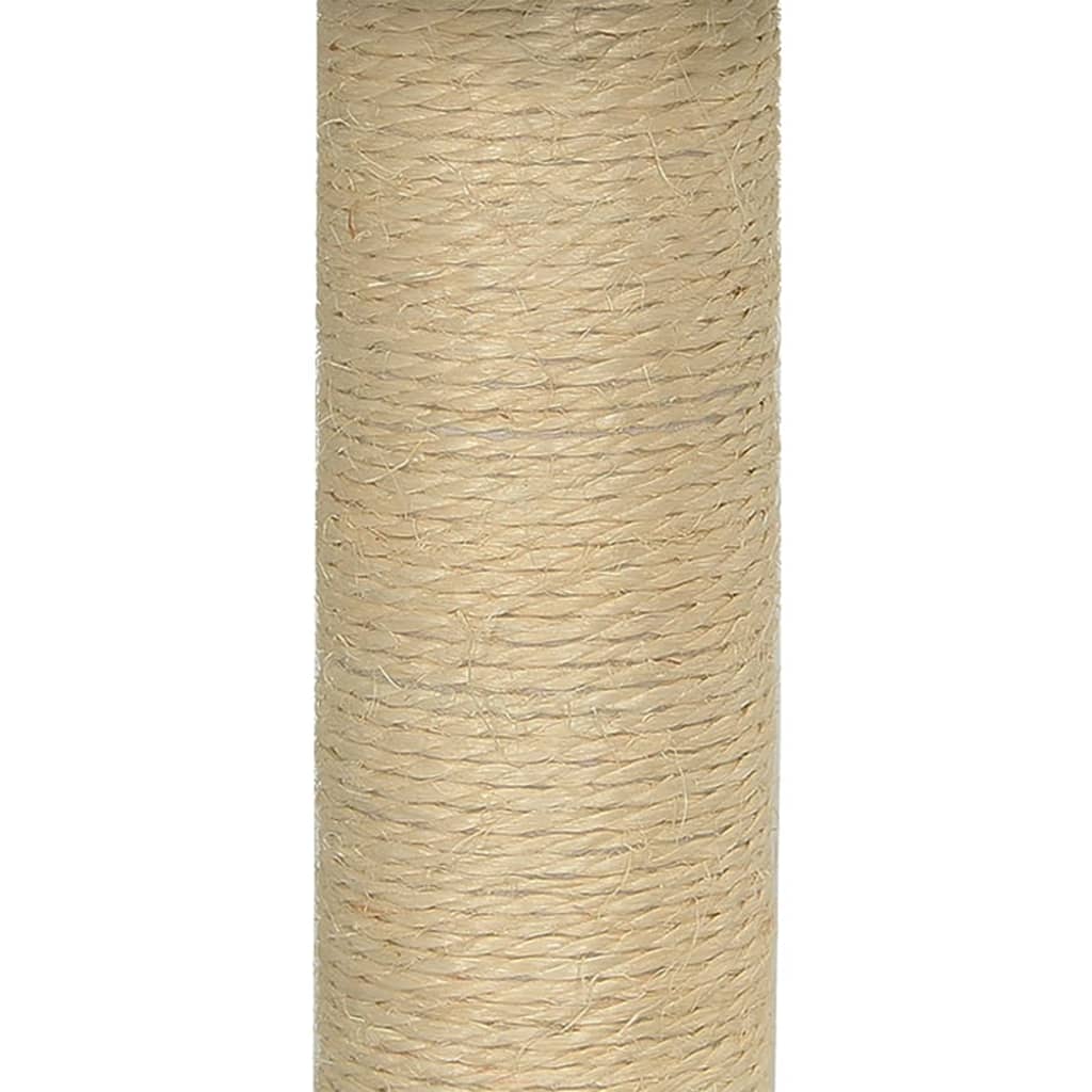 Kattenmeubel Met Sisal Krabpaal 74 Cm Lichtgrijs