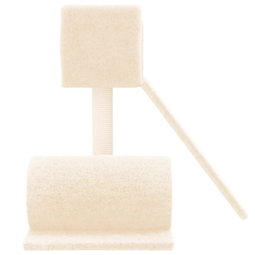 Kattenmeubel Met Sisal Krabpaal 59 Cm Crèmekleurig