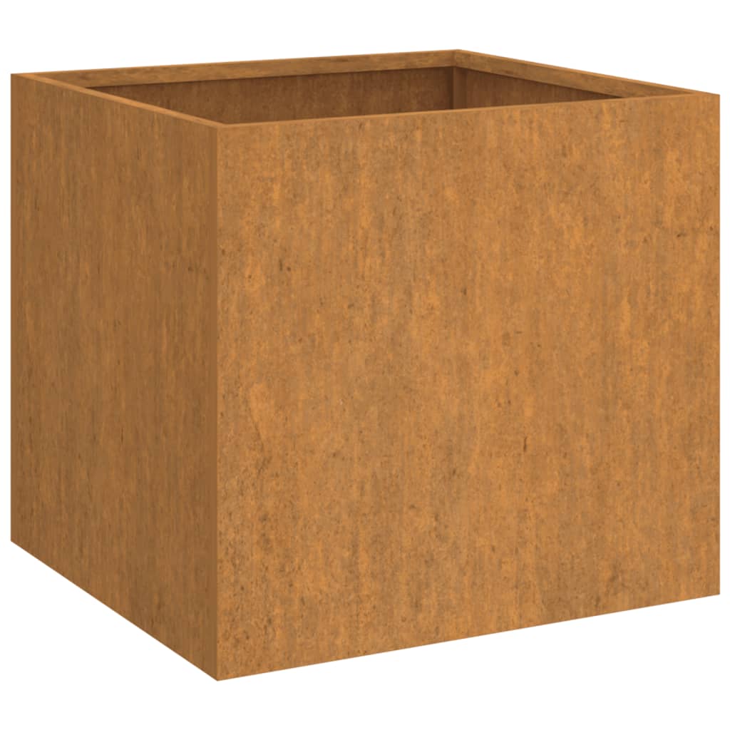 Plantenbak 32X30X29 Cm Cortenstaal Grijs
