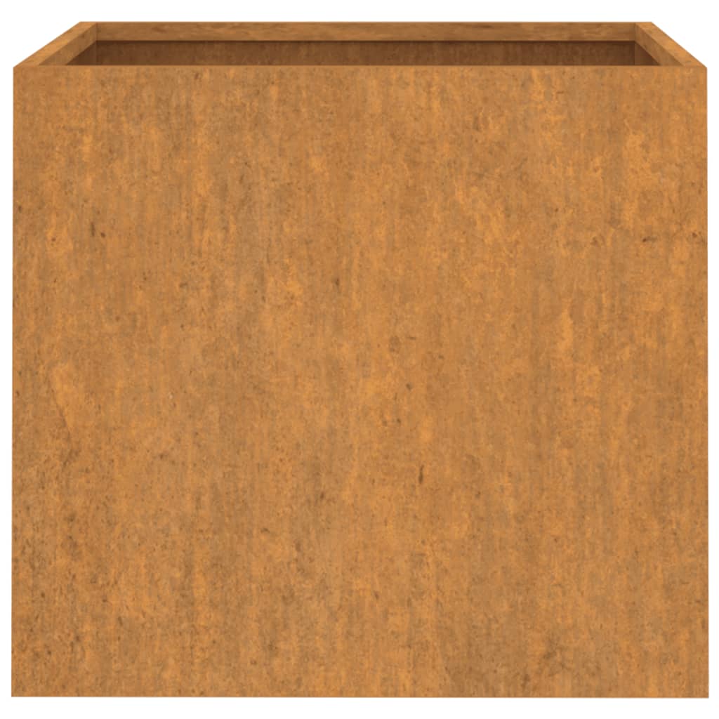 Plantenbak 32X30X29 Cm Cortenstaal Grijs